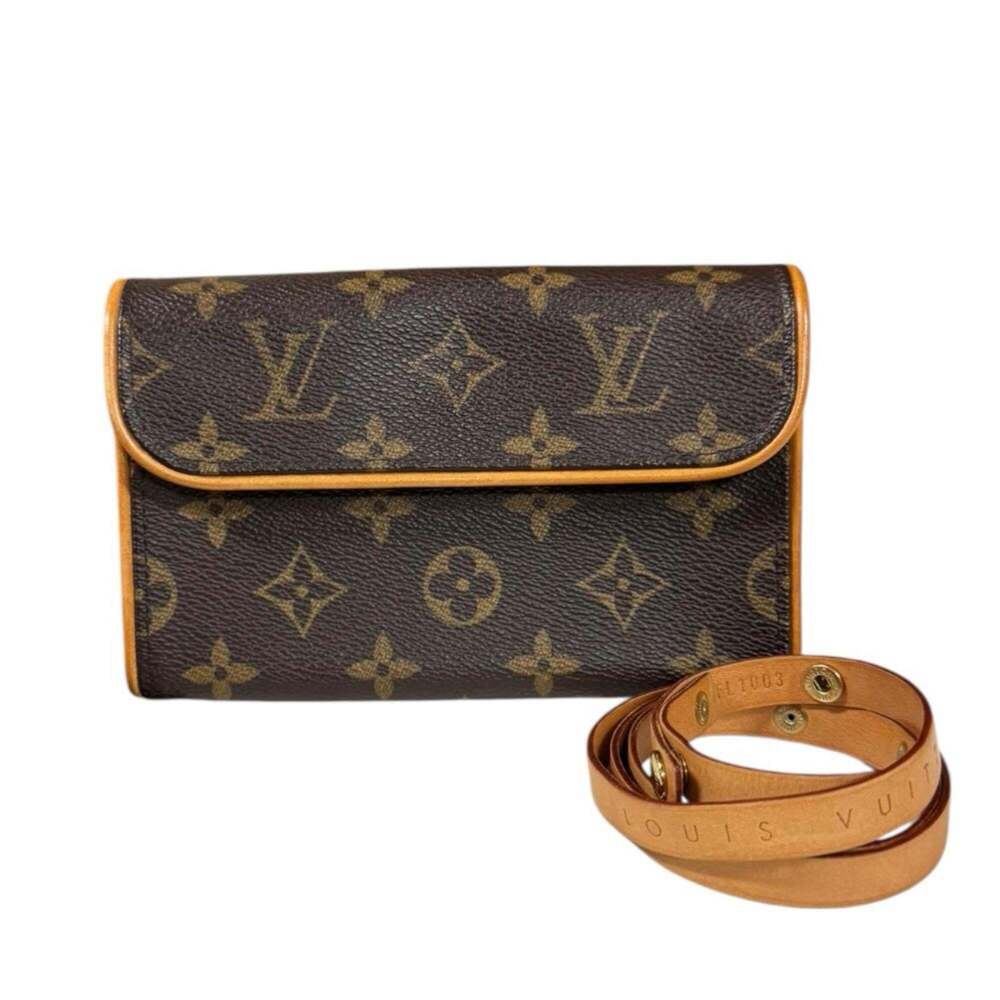 LOUIS VUITTON Brown Monogram Canvas Pochette Fanny Pack